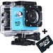 Camera Sport iUni Dare 50i Full HD 1080P, 5M, Waterproof, Albastru + Card MicroSD 8GB Cadou